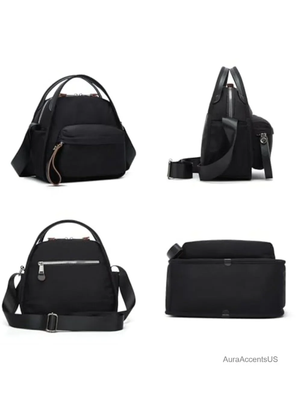 Nylon Crossbody Bag Women Top Handle Clutch Purse Shoulder Hobo Tote